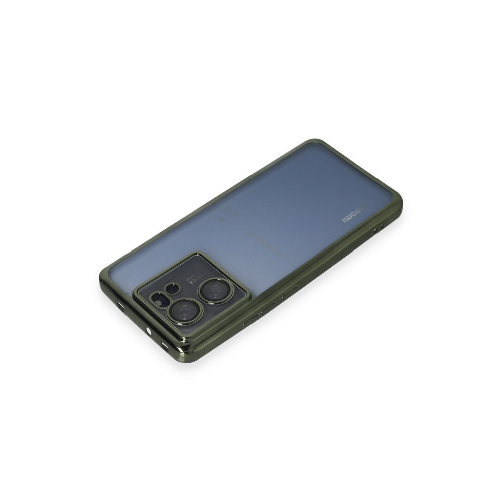 Xiaomi Mi 13T Pro Kılıf Razer Lensli Silikon - Yeşil Xiaomi Mi 13T Pro Kılıf Razer Lensli Silikon - Yeşil