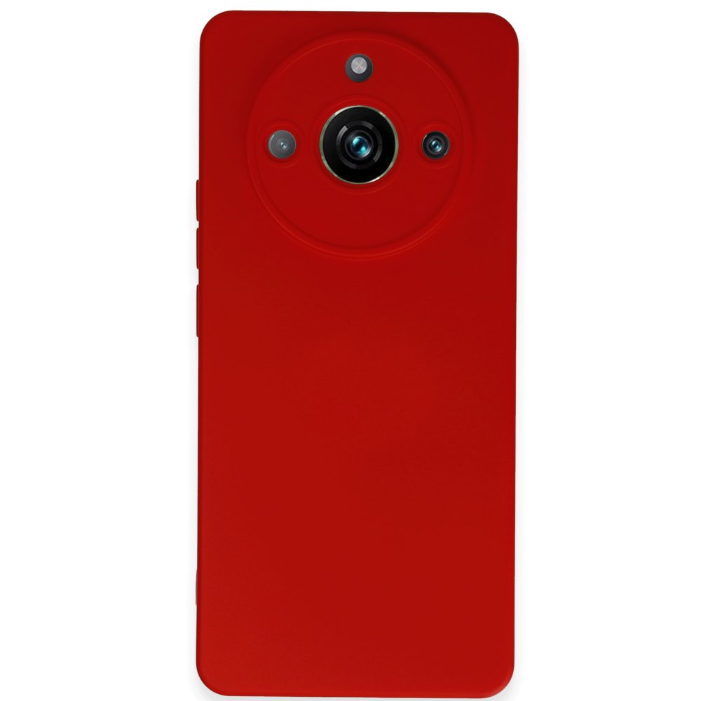 Realme 11 Pro Kılıf Nano içi Kadife Silikon - Kırmızı Realme 11 Pro Kılıf Nano içi Kadife Silikon - Kırmızı
