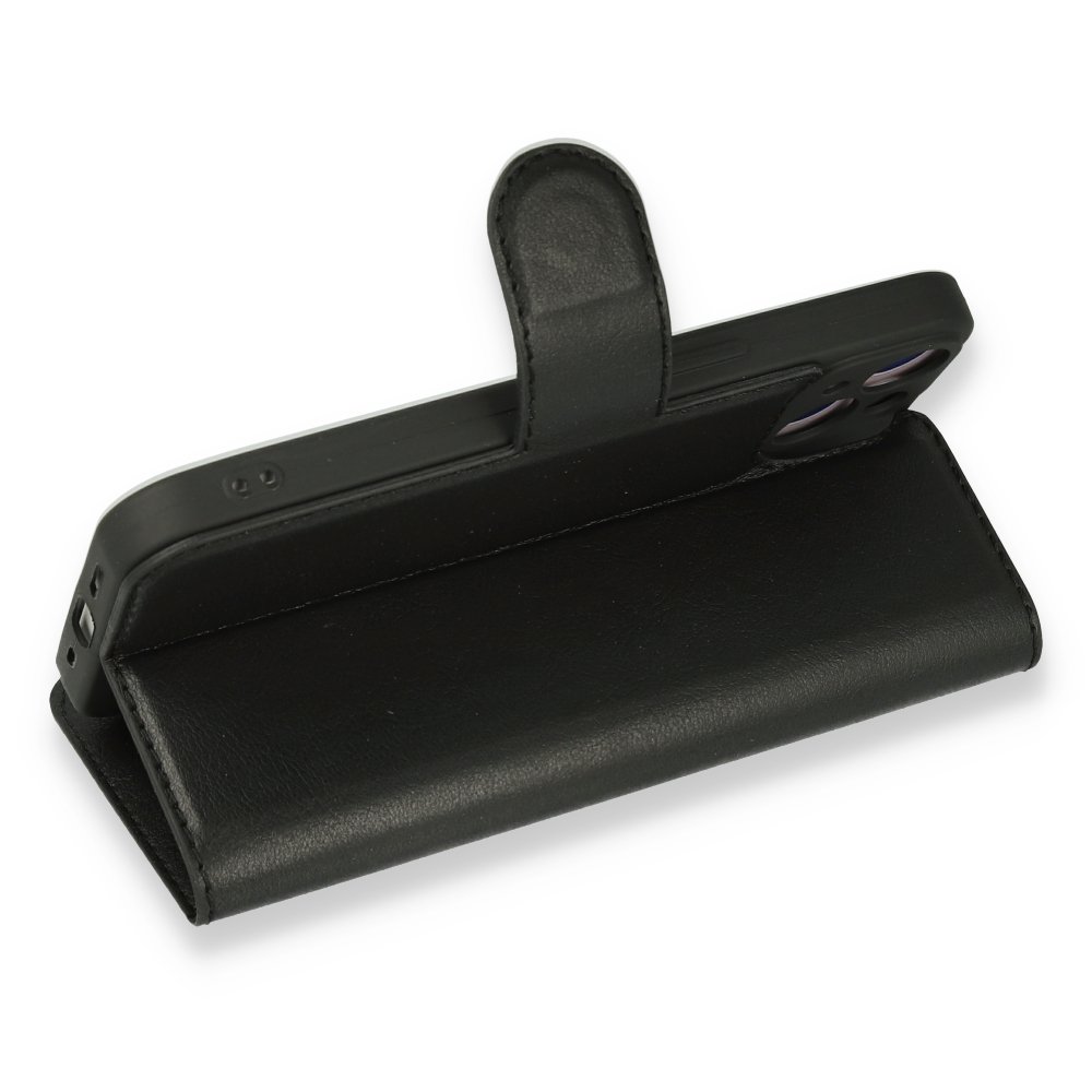 iPhone 14 Kılıf Trend S Plus Kapaklı Kılıf - Siyah iPhone 14 Kılıf Trend S Plus Kapaklı Kılıf - Siyah