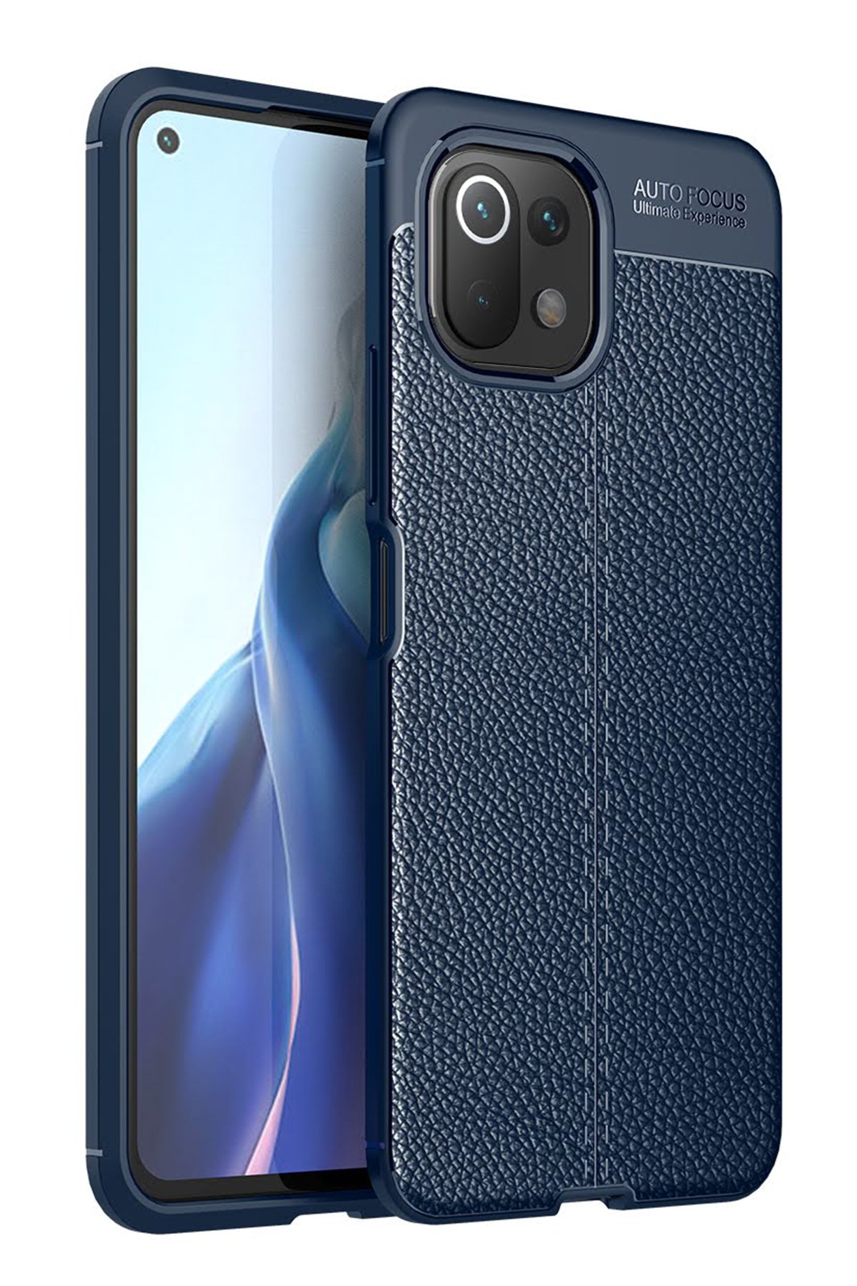 Xiaomi Mİ 11 Lite Kılıf Auto Focus Kapak - Lacivert  Xiaomi Mİ 11 Lite Kılıf Auto Focus Kapak - Lacivert