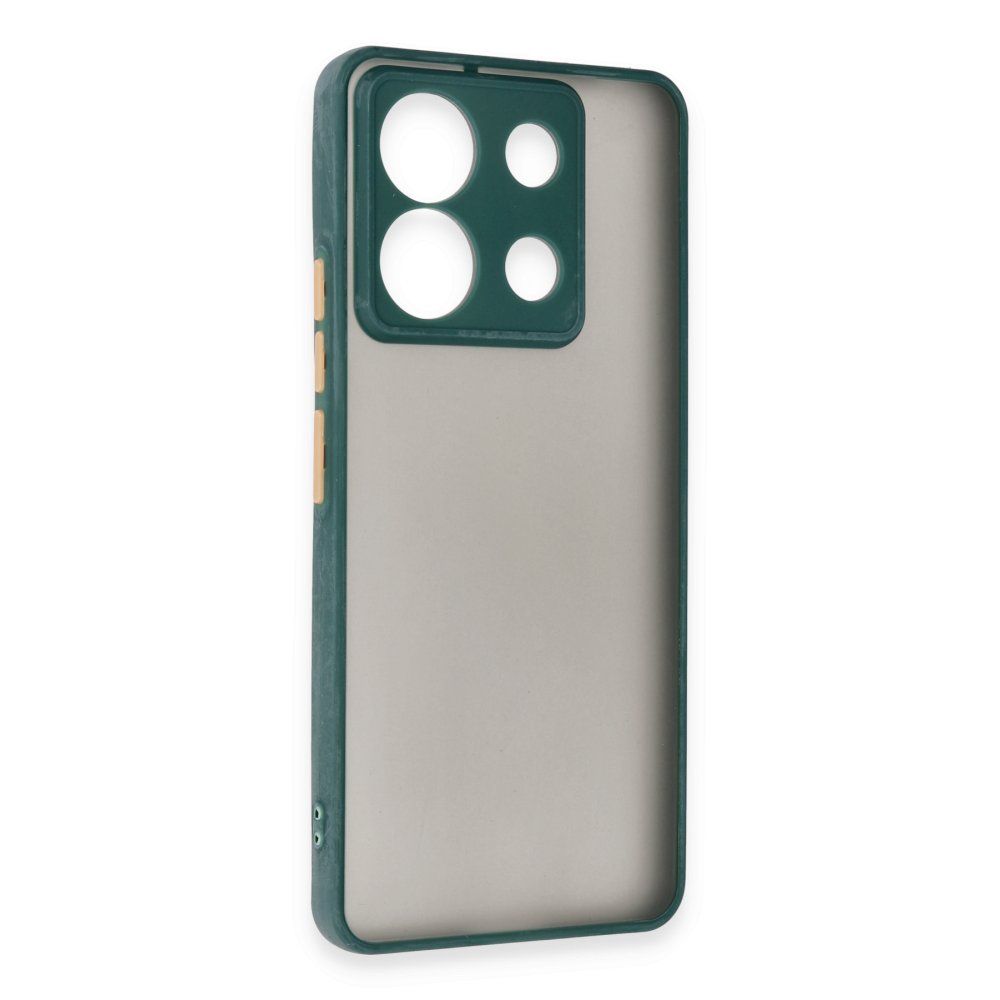 Redmi Note 13 5G Kılıf Montreal Silikon Kapak - Yeşil Redmi Note 13 5G Kılıf Montreal Silikon Kapak - Yeşil