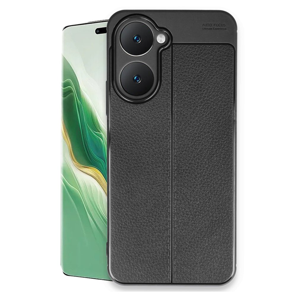 Vivo Y18 Kılıf Auto Focus Kapak - Siyah Vivo Y18 Kılıf Auto Focus Kapak - Siyah