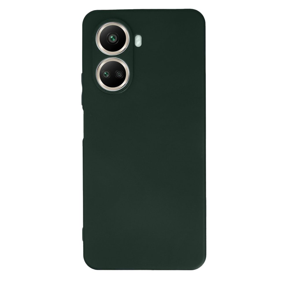  Huawei Nova 10 SE Kılıf First Silikon - Koyu Yeşil