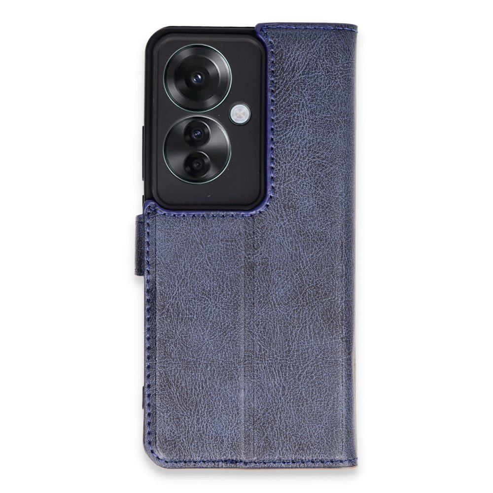 Oppo Reno 11F Kılıf Trend S Plus Kapaklı Kılıf - Lacivert Oppo Reno 11F Kılıf Trend S Plus Kapaklı Kılıf - Lacivert