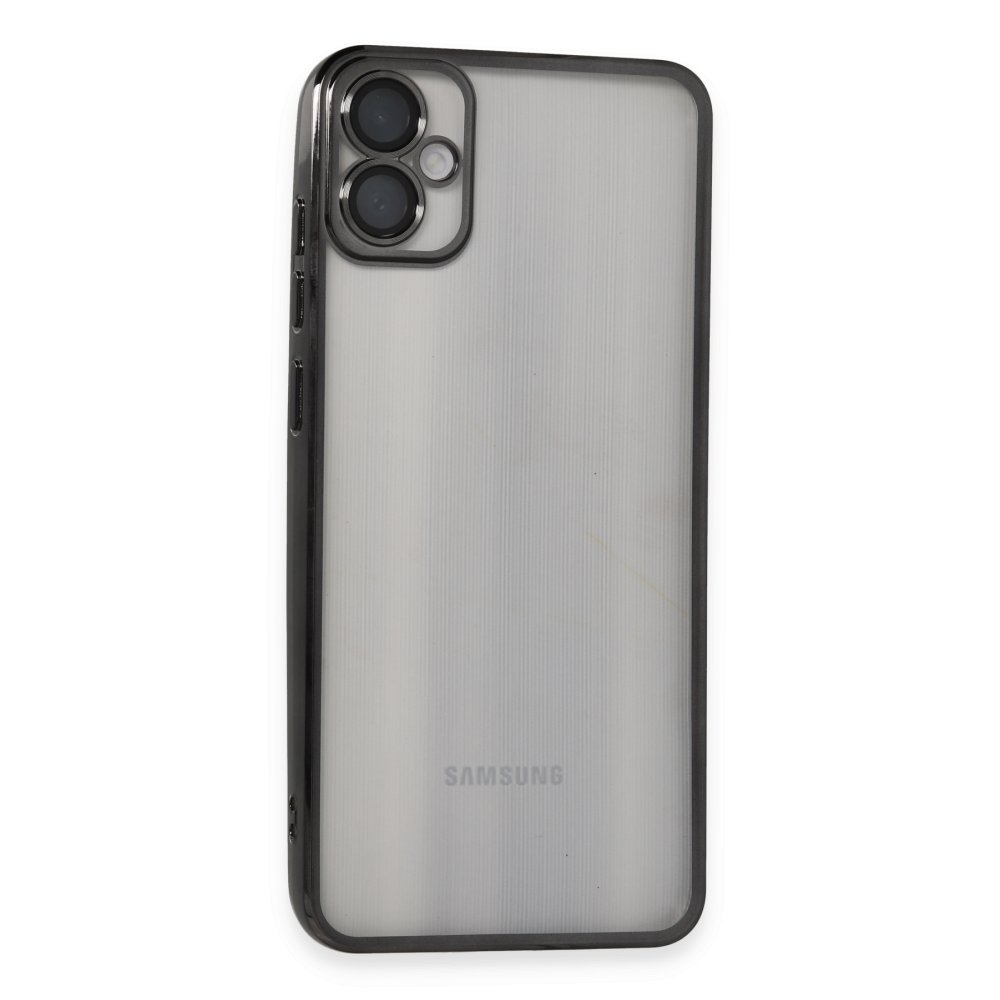 Samsung Galaxy A05 Kılıf Razer Lensli Silikon - Siyah Samsung Galaxy A05 Kılıf Razer Lensli Silikon - Siyah