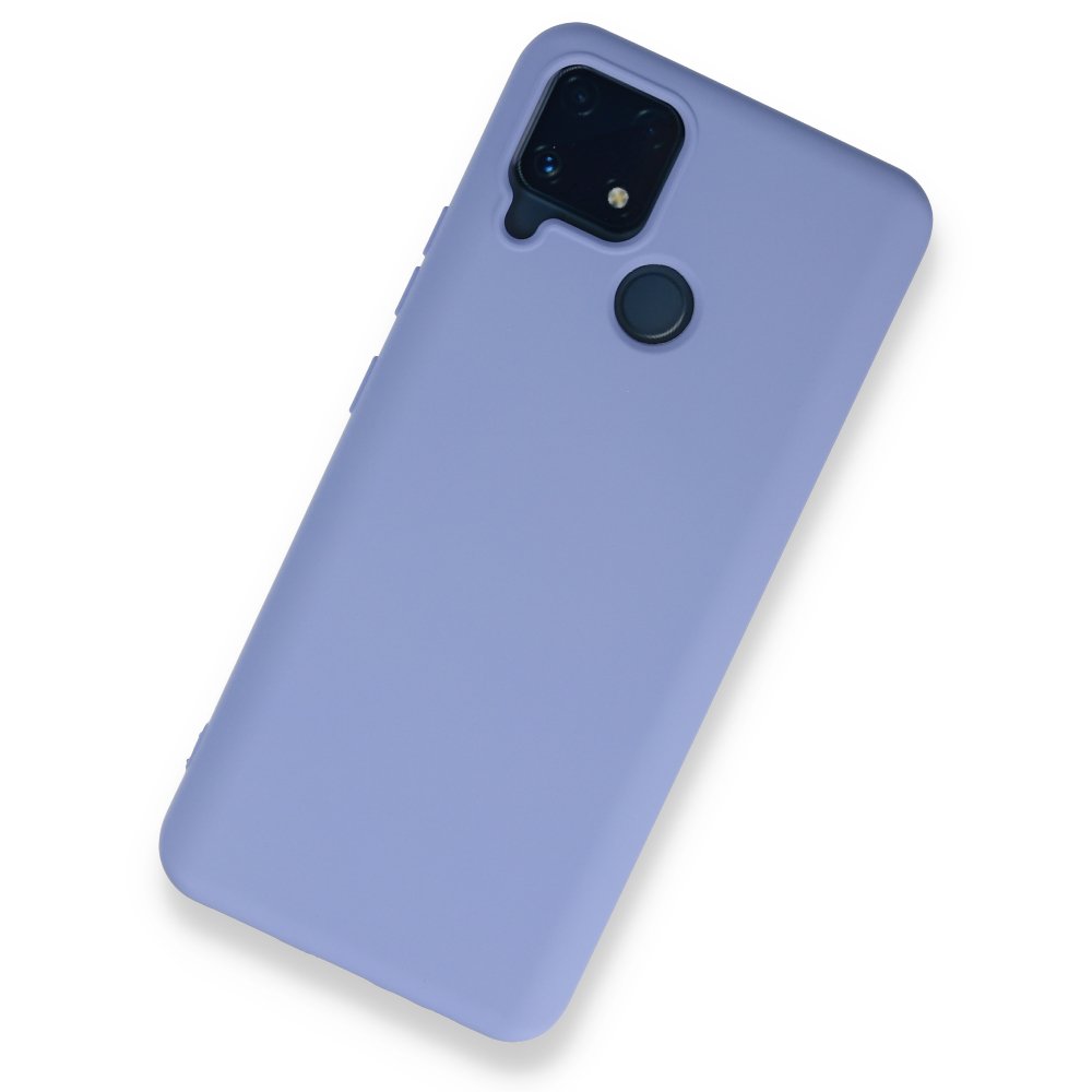  Realme C25s Kılıf Nano içi Kadife Silikon - Lila
