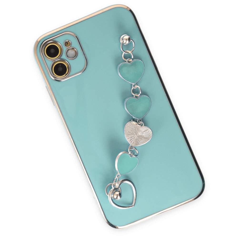  iPhone 11 Kılıf Esila Silikon - Su Yeşili