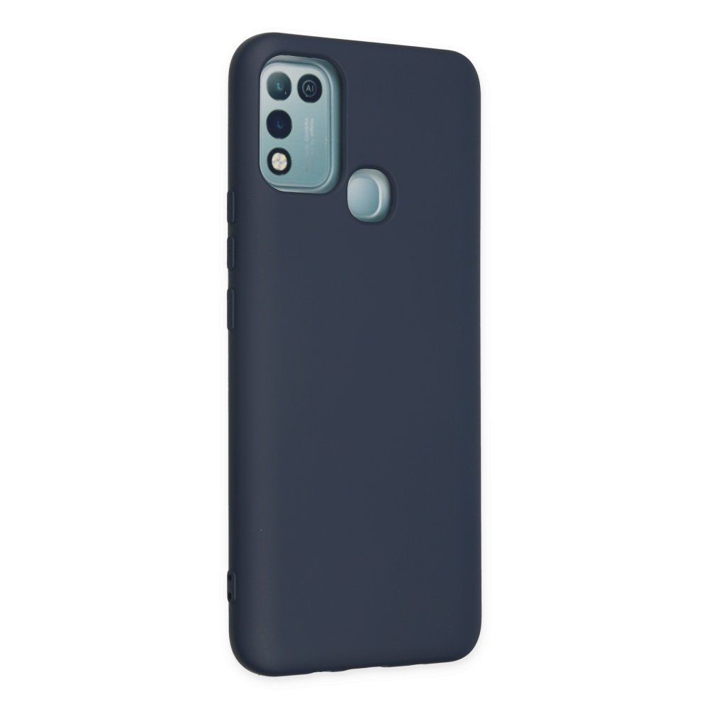  İnfinix Hot 11 Play Kılıf Nano içi Kadife Silikon - Lacivert