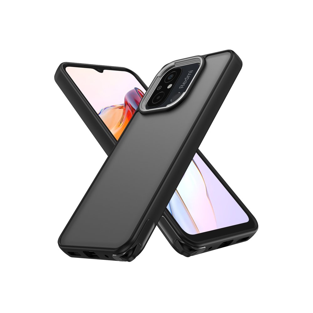 Redmi 12C Kılıf Elegant Kapak - Siyah