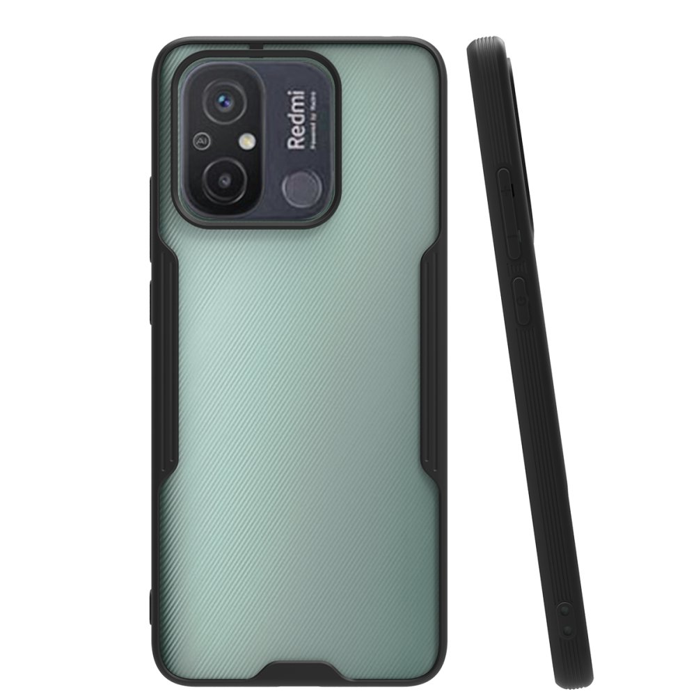 Redmi 12C Kılıf Platin Silikon - Siyah