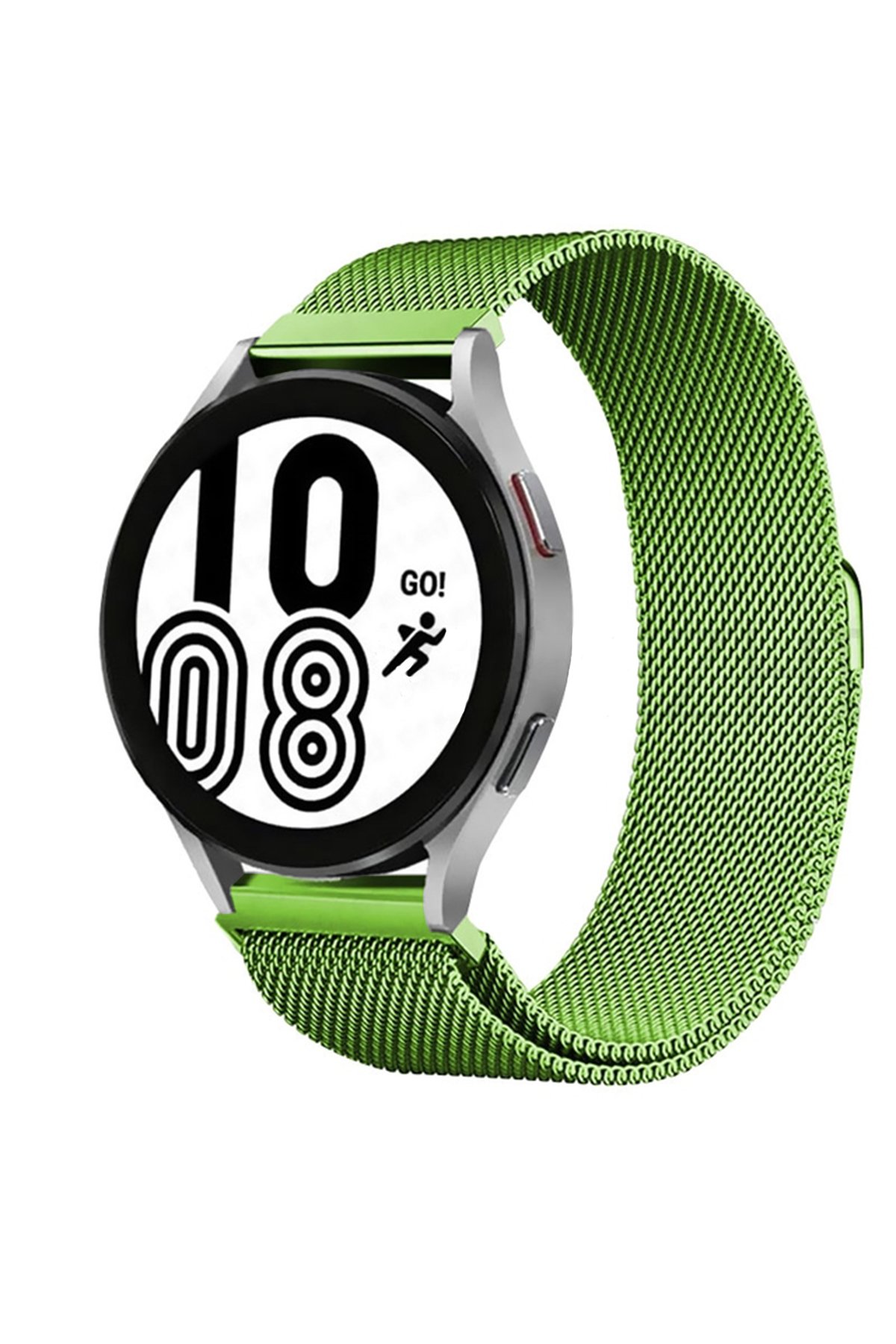  Samsung Galaxy Watch 4 Metal Mıknatıslı Kordon - Yeşil