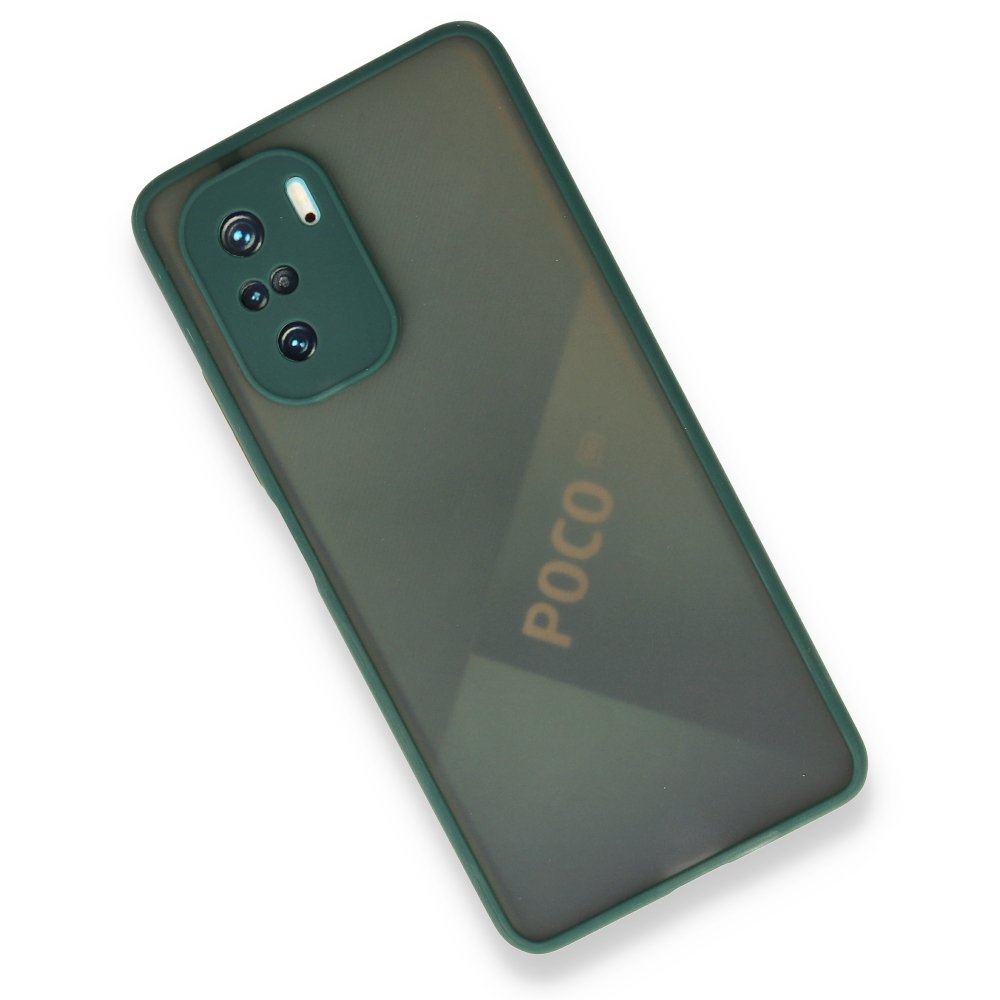 Redmi K40 Pro Kılıf Montreal Silikon Kapak - Yeşil