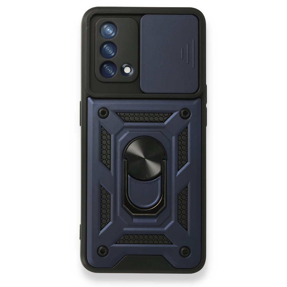 Oppo A74 4G Kılıf Pars Lens Yüzüklü Silikon - Lacivert  Oppo A74 4G Kılıf Pars Lens Yüzüklü Silikon - Lacivert