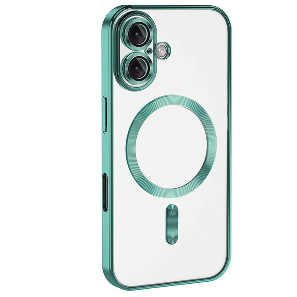 iPhone 16 Plus Kılıf Kross Magneticsafe Kapak - Turkuaz  iPhone 16 Plus Kılıf Kross Magneticsafe Kapak - Turkuaz