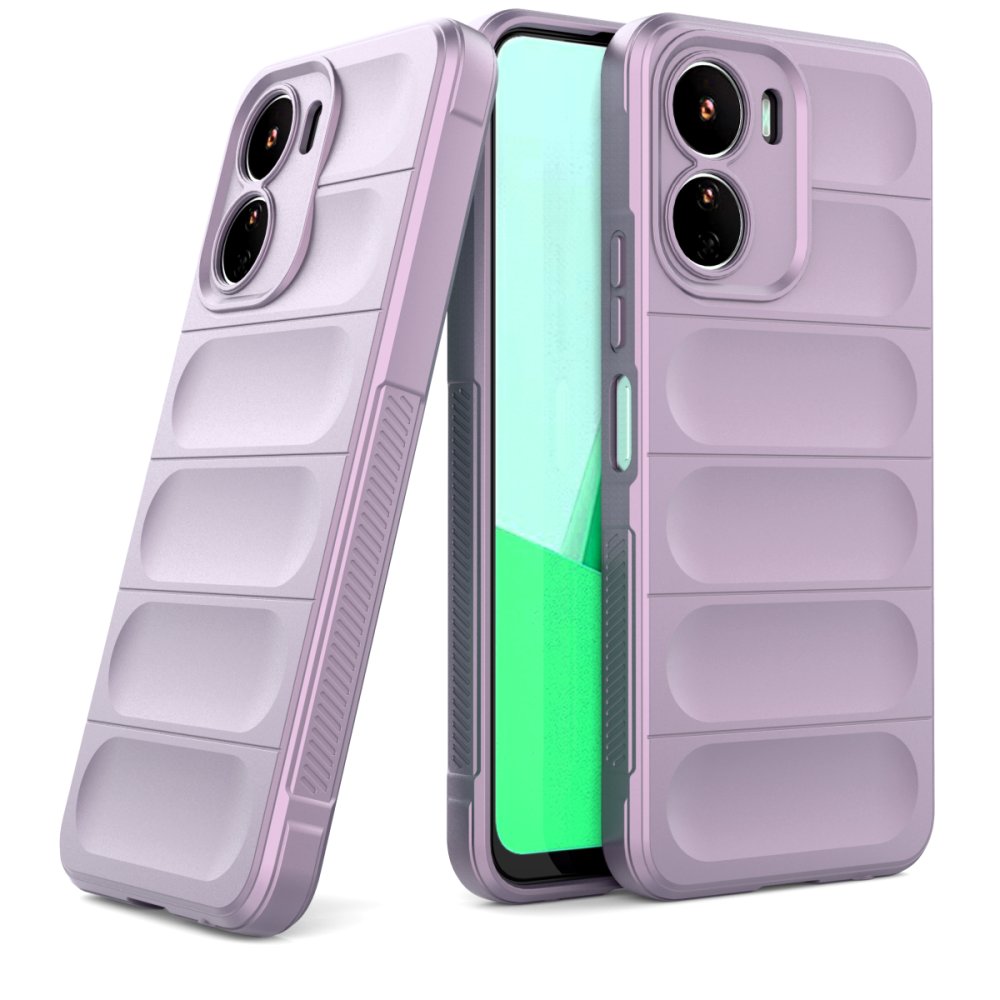 Vivo Y16 Kılıf Optimum Silikon - Mor  Vivo Y16 Kılıf Optimum Silikon - Mor