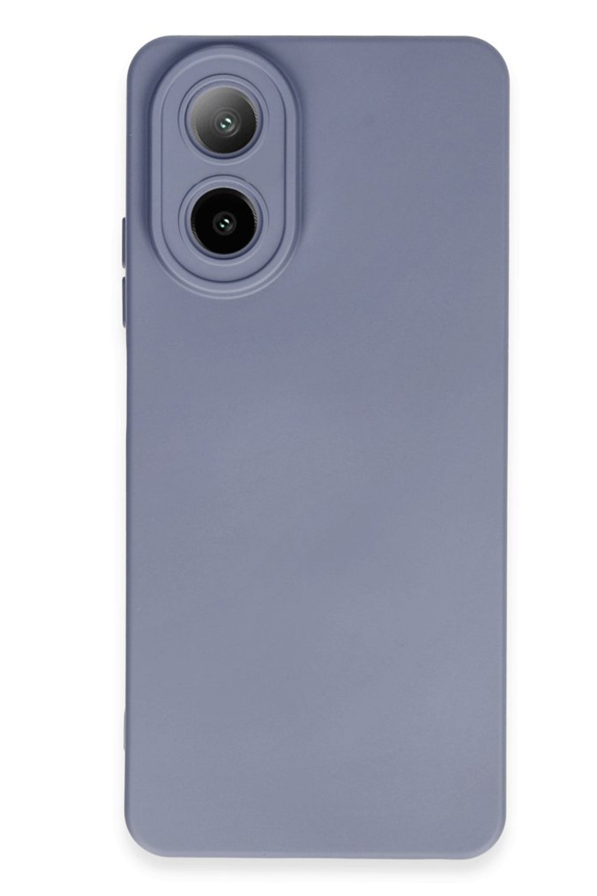 Oppo A38 Kılıf Nano içi Kadife Silikon - Gri Oppo A38 Kılıf Nano içi Kadife Silikon - Gri