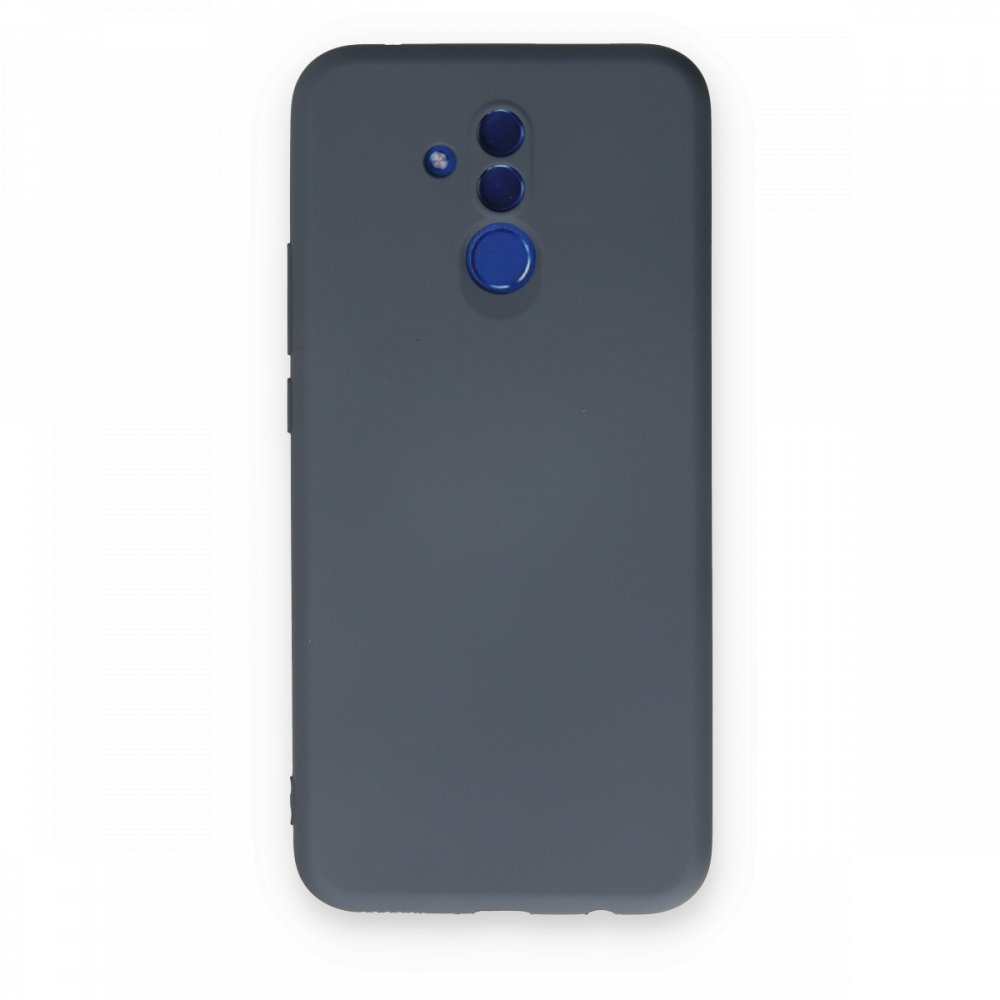  Huawei Mate 20 Lite Kılıf Nano içi Kadife Silikon - Gri