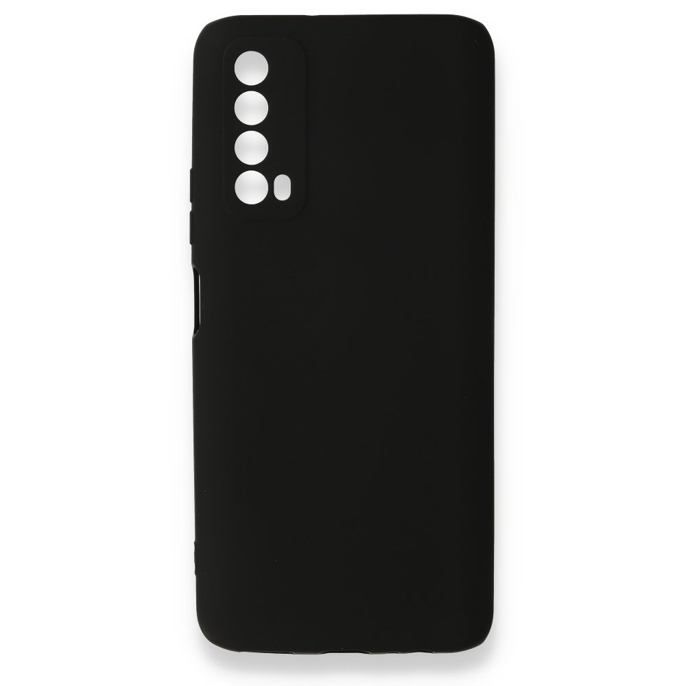 Huawei P Smart 2021 Kılıf First Silikon - Siyah  Huawei P Smart 2021 Kılıf First Silikon - Siyah