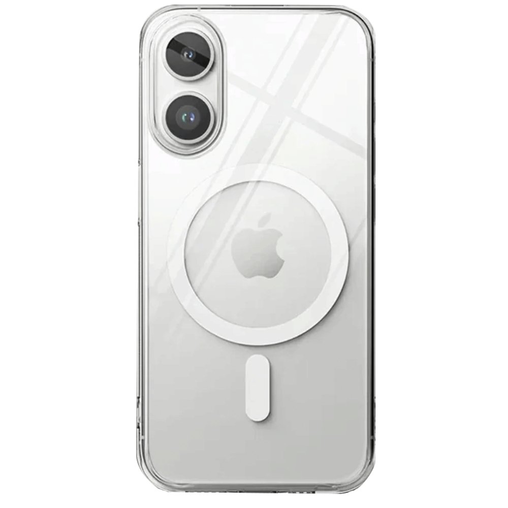 iPhone 16 Plus Kılıf Magneticsafe Şeffaf Silikon - Şeffaf iPhone 16 Plus Kılıf Magneticsafe Şeffaf Silikon - Şeffaf