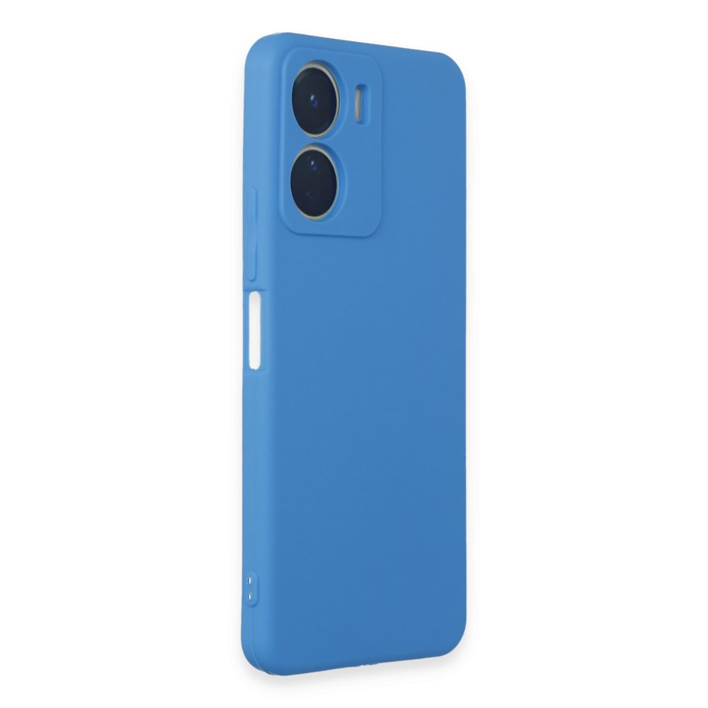 Vivo Y16 Kılıf First Silikon - Mavi Vivo Y16 Kılıf First Silikon - Mavi