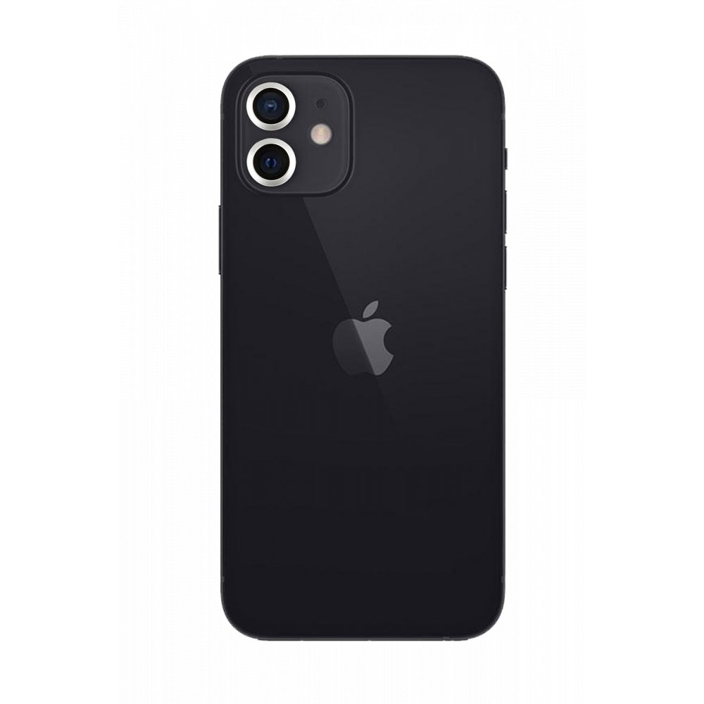  iPhone 12 Metal Kamera Lens - Gümüş