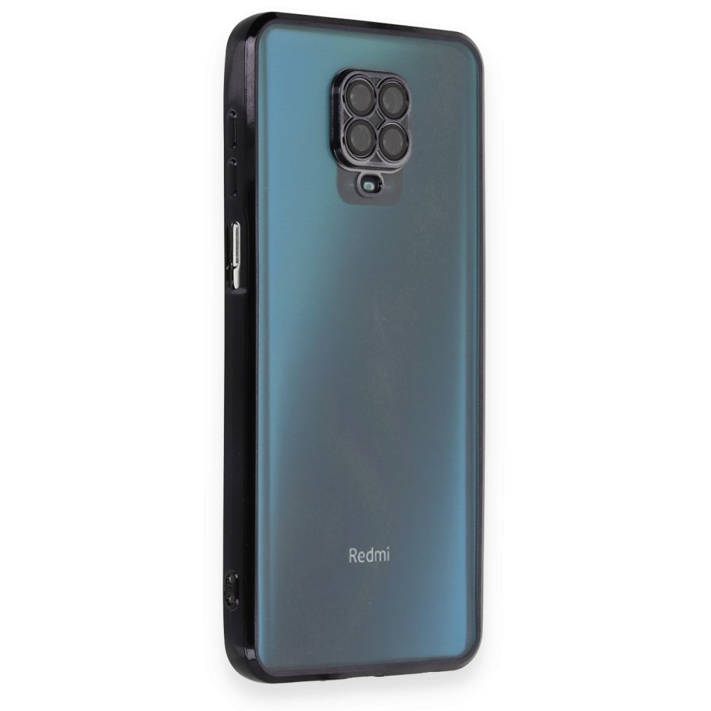 Redmi Note 9S Kılıf Razer Lensli Silikon - Siyah