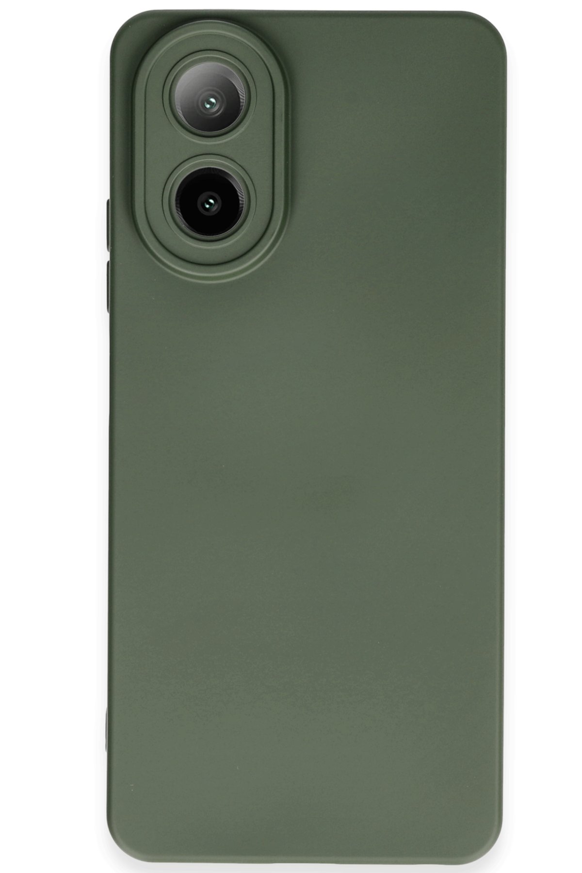 Oppo A38 Kılıf Nano içi Kadife Silikon - Koyu Yeşil Oppo A38 Kılıf Nano içi Kadife Silikon - Koyu Yeşil