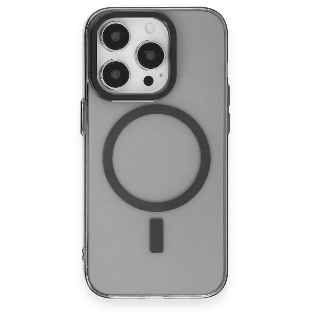 iPhone 14 Pro Max Kılıf Anka PC Magneticsafe Sert Metal Kapak - Siyah iPhone 14 Pro Max Kılıf Anka PC Magneticsafe Sert Metal Kapak - Siyah