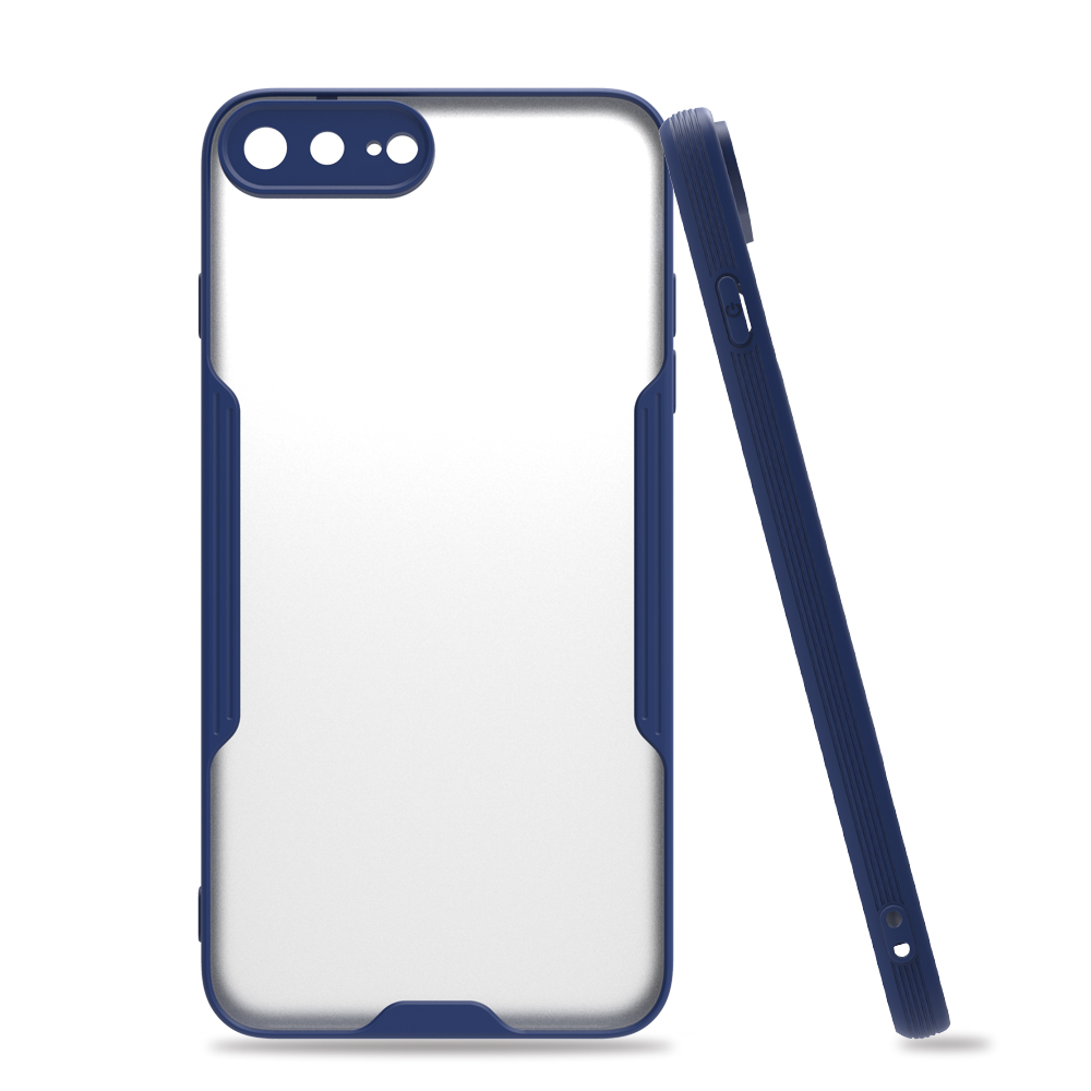 iPhone 8 Plus Kılıf Platin Silikon - Lacivert iPhone 8 Plus Kılıf Platin Silikon - Lacivert