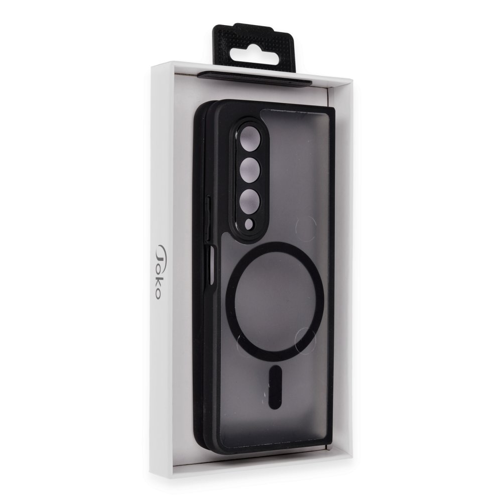  Samsung Galaxy Z Fold 4 Kılıf Blur Fold Magsafe Kapak - Mat Siyah