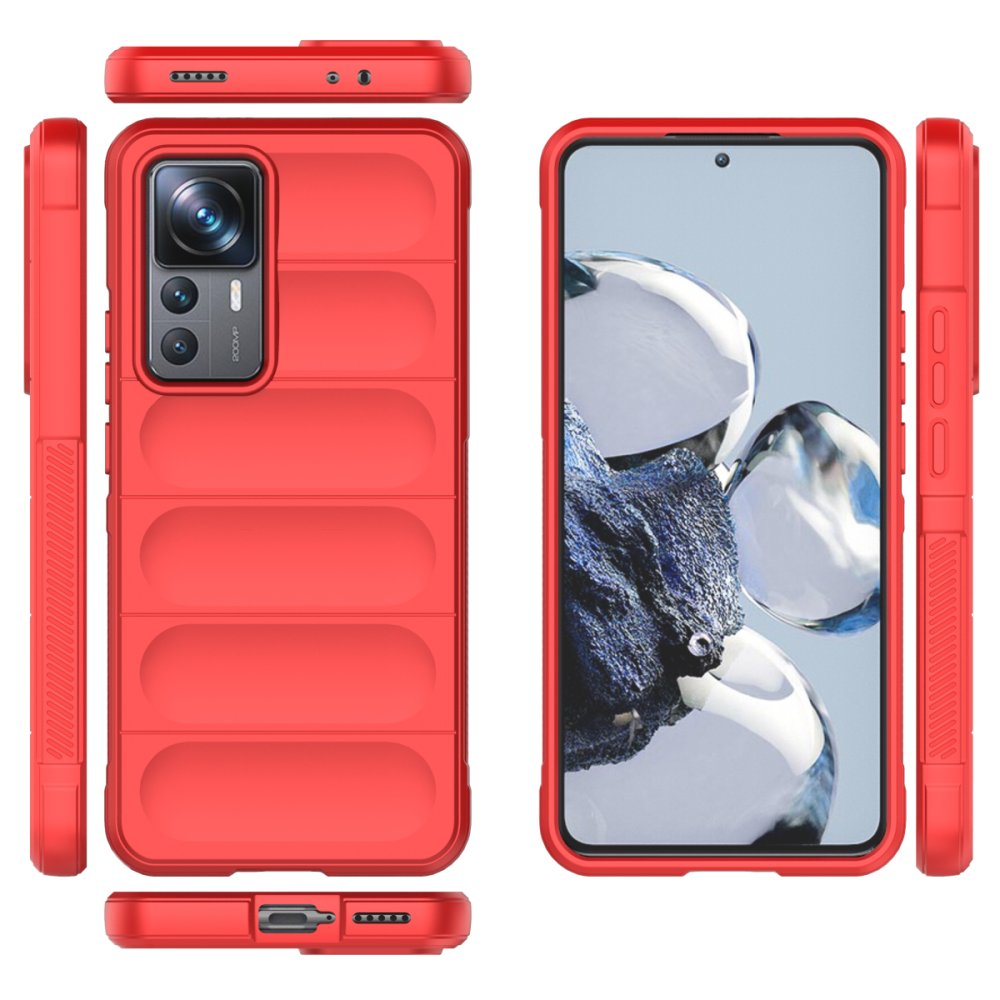  Xiaomi Mi 12T Kılıf Optimum Silikon - Kırmızı