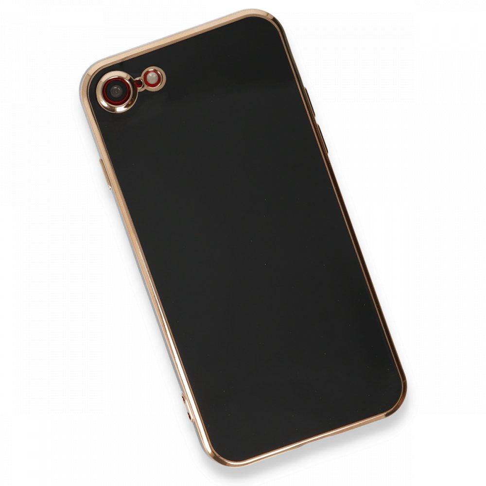 iPhone 8 Kılıf Volet Silikon - Siyah iPhone 8 Kılıf Volet Silikon - Siyah