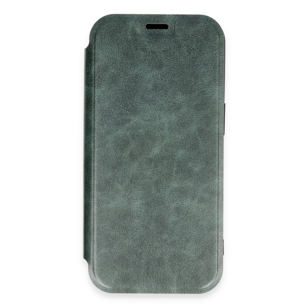  iPhone 16 Pro Kılıf Flip Cover - Koyu Yeşil