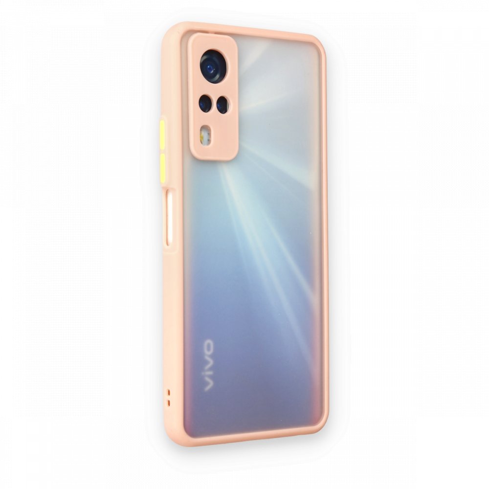  Vivo Y51 Kılıf Montreal Silikon Kapak - Pembe
