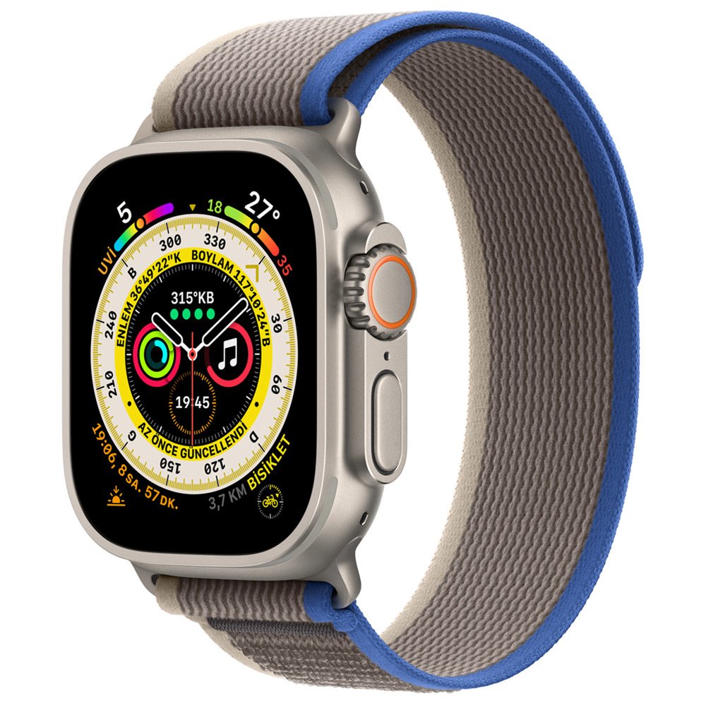  Apple Watch 41mm Trail Kordon - Mavi-Gri