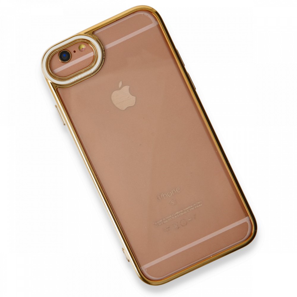  iPhone 6 Kılıf Liva Lens Silikon - Beyaz
