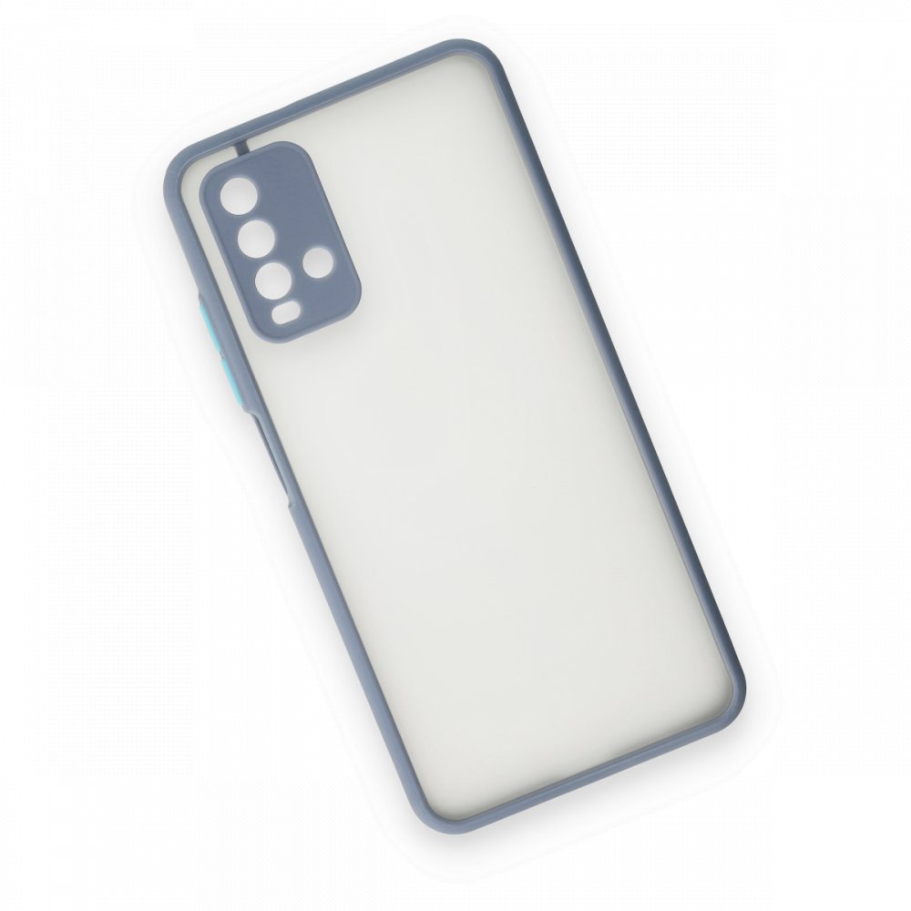 Redmi 9T Kılıf Montreal Silikon Kapak - Gri