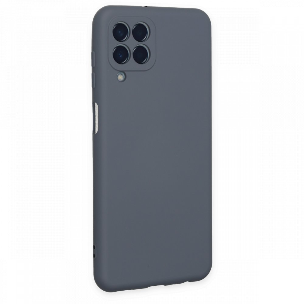  Samsung Galaxy M33 Kılıf Nano içi Kadife Silikon - Gri