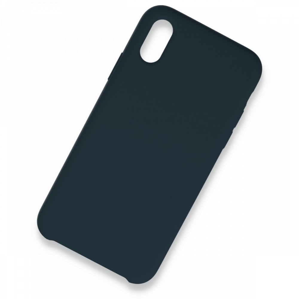  iPhone XS Kılıf Lansman Legant Silikon - Gece Mavisi