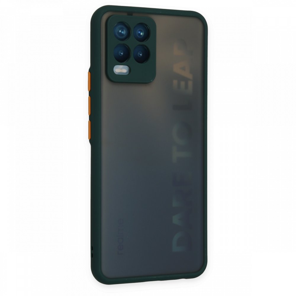  Realme 8 Pro Kılıf Montreal Silikon Kapak - Yeşil