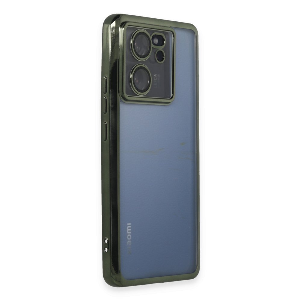 Xiaomi Mi 13T Pro Kılıf Razer Lensli Silikon - Yeşil Xiaomi Mi 13T Pro Kılıf Razer Lensli Silikon - Yeşil