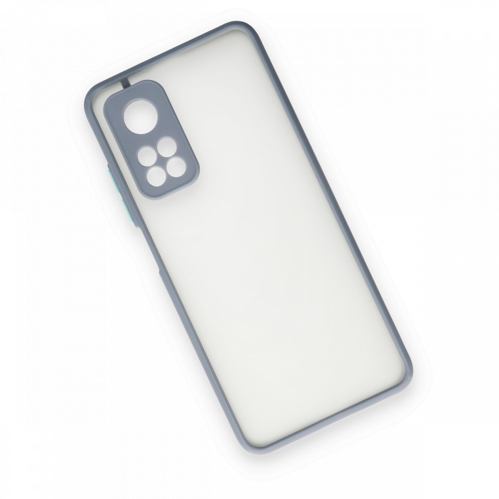  Xiaomi Mi 10T Pro Kılıf Montreal Silikon Kapak - Gri