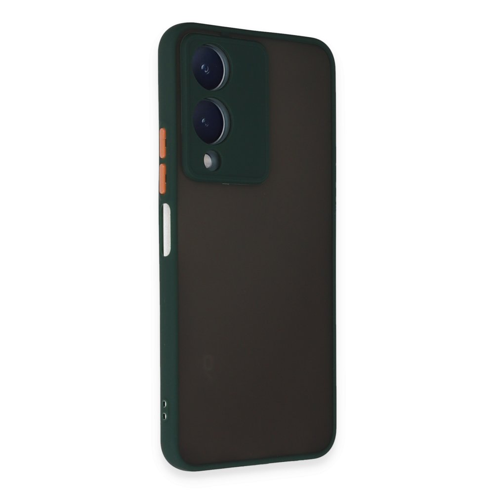 Vivo Y17S Kılıf Montreal Silikon Kapak - Yeşil Vivo Y17S Kılıf Montreal Silikon Kapak - Yeşil