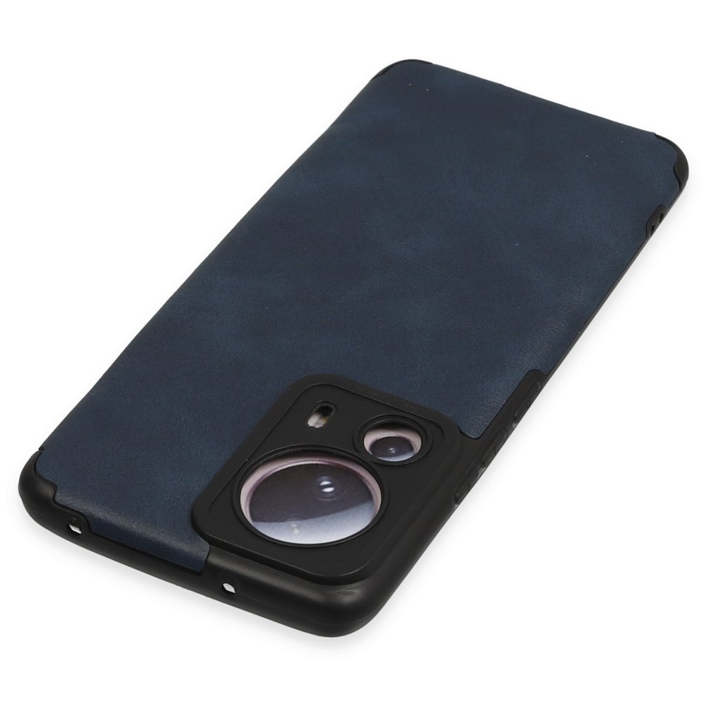 Xiaomi Mi 13 Lite Kılıf Loop Deri Silikon - Lacivert Xiaomi Mi 13 Lite Kılıf Loop Deri Silikon - Lacivert