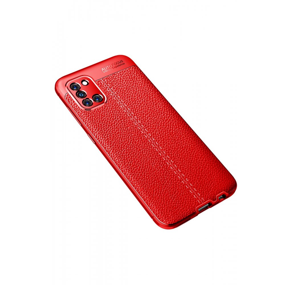  Samsung Galaxy A31 Kılıf Auto Focus Kapak - Kırmızı