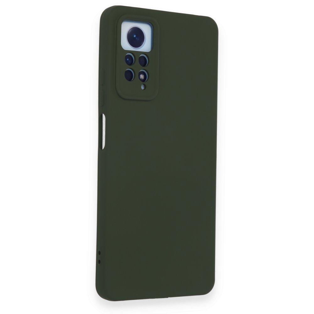 Redmi Note 12 Pro 4G Kılıf Nano içi Kadife Silikon - Koyu Yeşil Redmi Note 12 Pro 4G Kılıf Nano içi Kadife Silikon - Koyu Yeşil