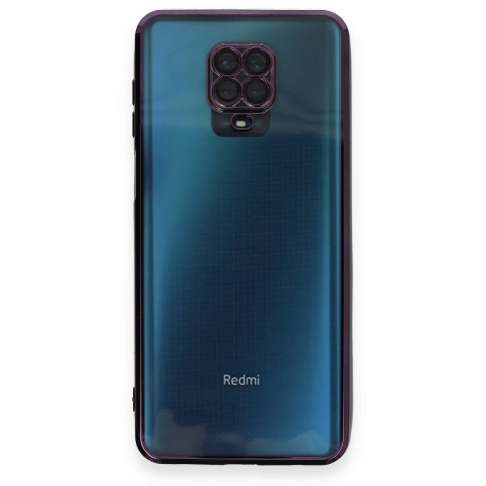 Redmi Note 9S Kılıf Razer Lensli Silikon - Mor