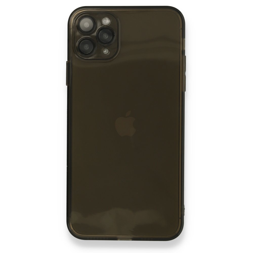  iPhone 11 Pro Max Kılıf Fly Lens Silikon - Siyah