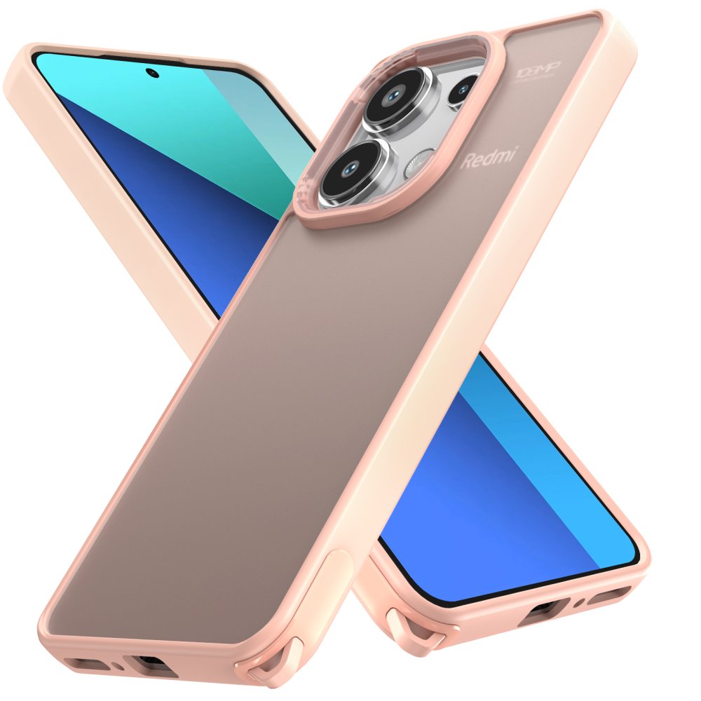 Redmi Note 13 4G Kılıf Elegant Kapak - Pudra