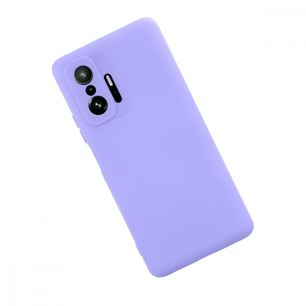  Xiaomi Mi 11T Pro Kılıf Nano içi Kadife Silikon - Lila